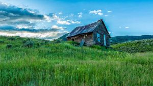 Abandon Homestead in field by Mark Ruckman