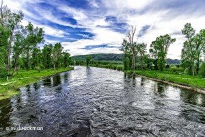 Yampa River running through Routt County