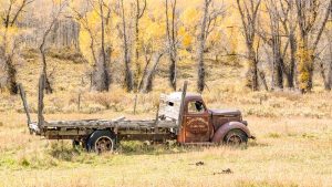 Old Truck in a Field from Days Gone Bye by Mark Ruckman
